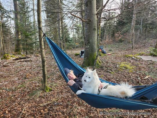 Sabrina mit Qumaira auf der Saallhöhe