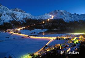 Silvaplana in der Nacht.