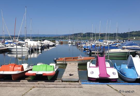 Pedalo Vermietung Murtensee