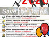 SAVE THE DATES: H-und Jubiläumstage 2026