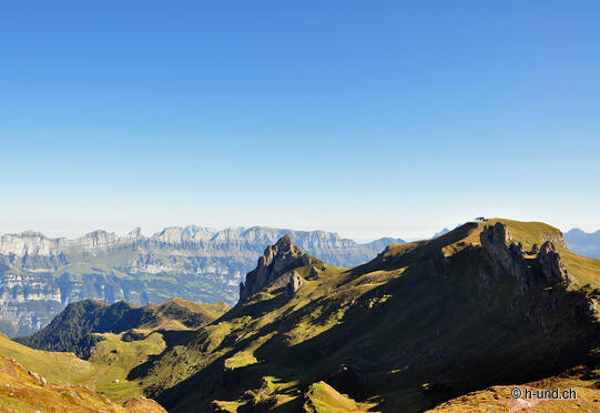 7 Gipfel und 14 Seeblick Tour Flumserberg