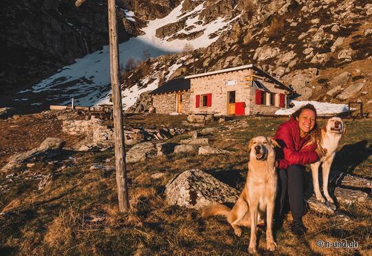 Capanna Rifugio Lavill: von Russign nach Lavill