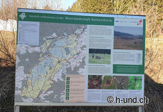 Overview board "Moorweg Rothenthurm" (Rothenthurm moor path)
