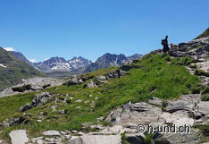 Herrliche Aussicht auf dem Aufstieg zum Tomasee.