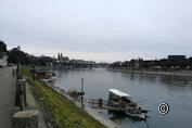 Rheinspaziergang mit Schleuse und Schwarzpark