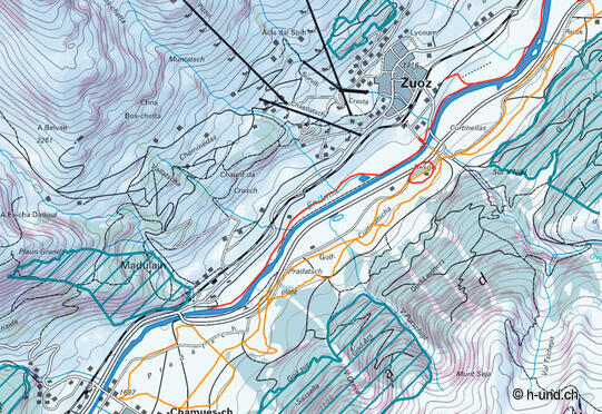 Hundeloipe Madulain Zuoz